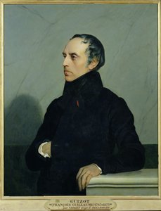 Francois Guizot (1787-1874) Paul Delarochen (1797-1856) maalauksen mukaan noin 1878.